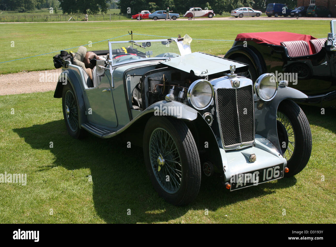 Classic Cars e autocarri Foto Stock