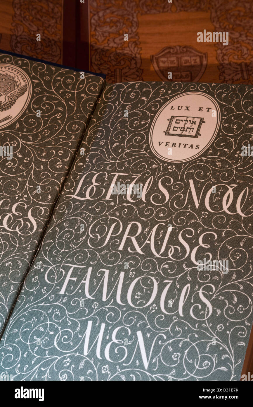 Libro Vintage: Vediamo ora la lode degli uomini illustri, STATI UNITI D'AMERICA Foto Stock
