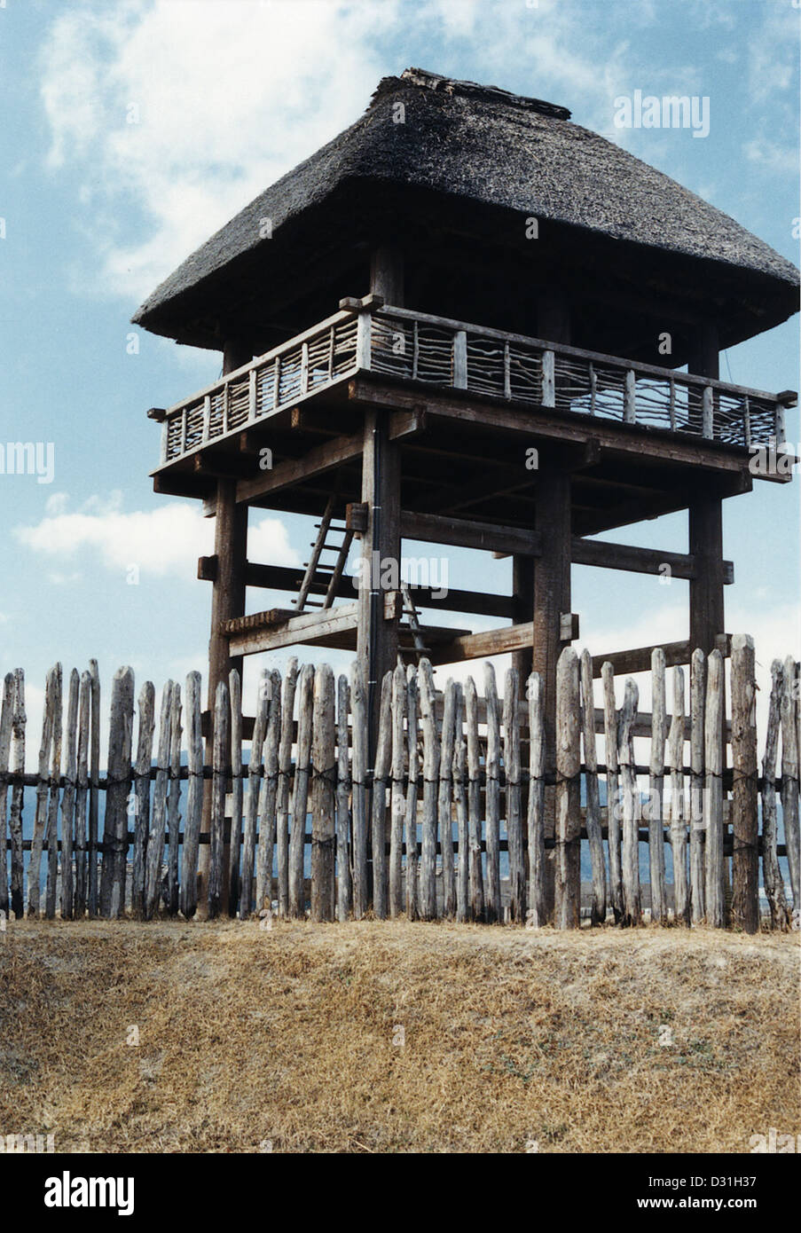 Yoshinogari resti del periodo Yayoi della storia giapponese. Foto Stock