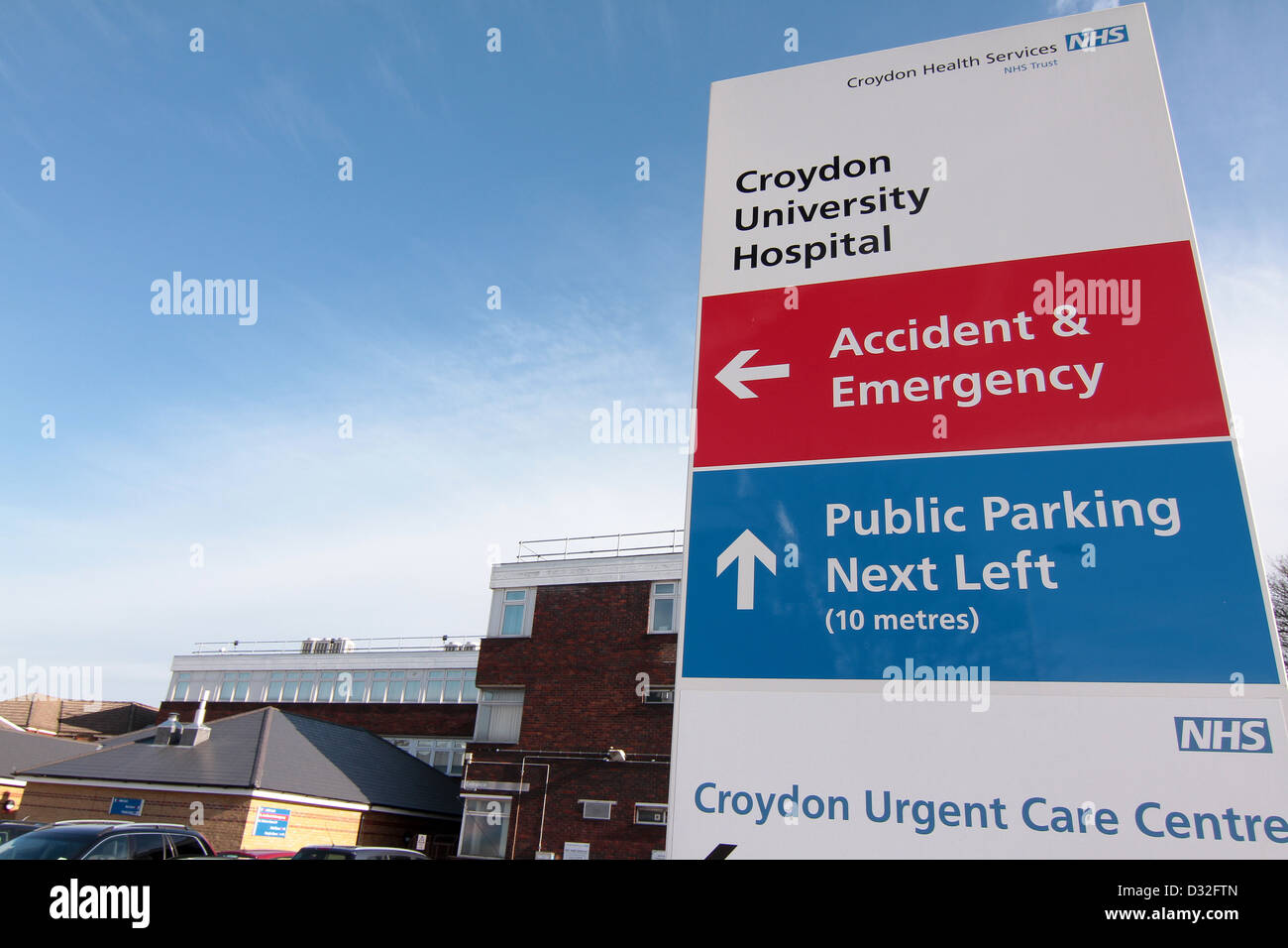 Croydon University (Mayday) Ospedale NHS Trust a Croydon Greater London Regno Unito Foto Stock