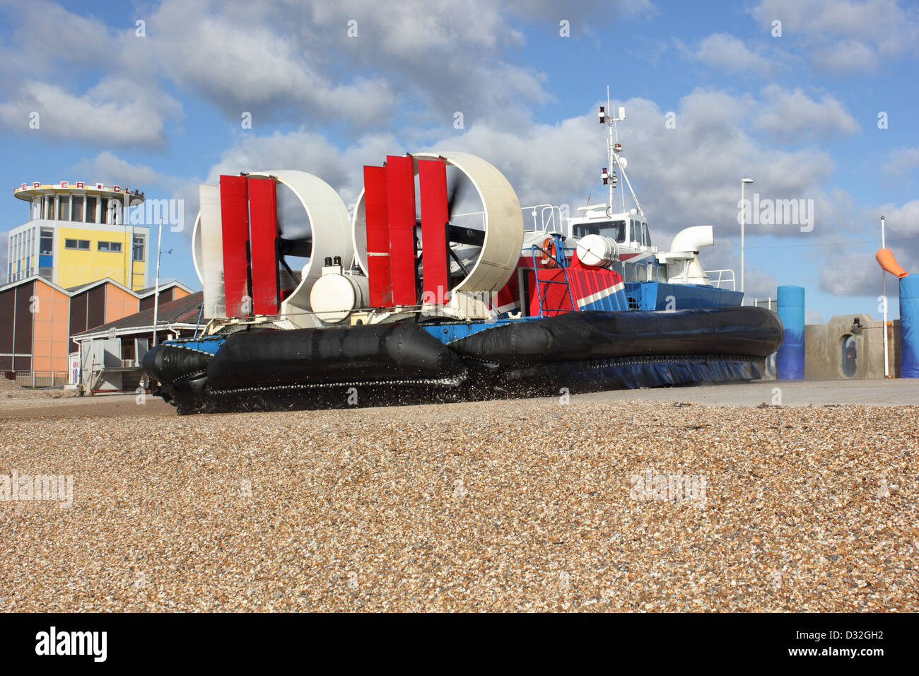 Hovercraft passeggero Foto Stock