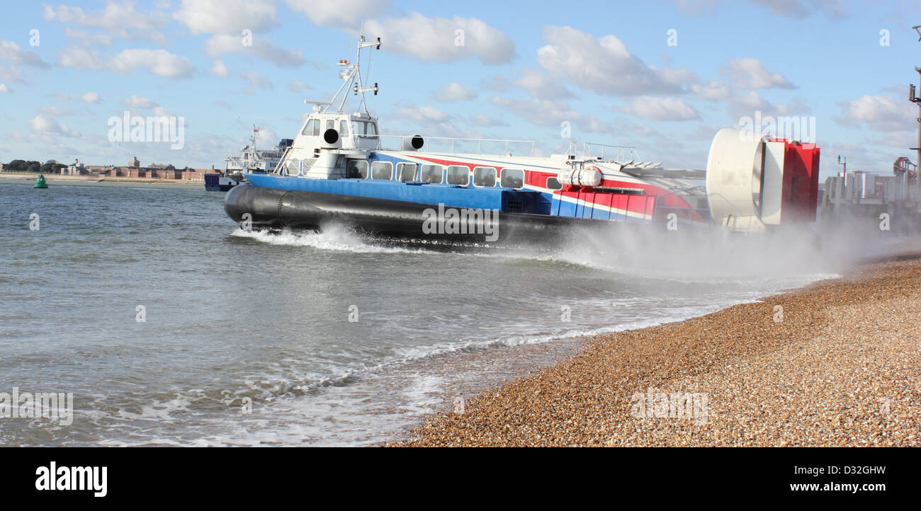 Hovercraft passeggero Foto Stock