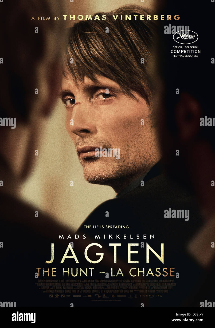 Jaggen the Hunt Year : 2012 Denmark Director : Thomas Vinterberg Mads Mikkelsen Movie poster (Int) Foto Stock