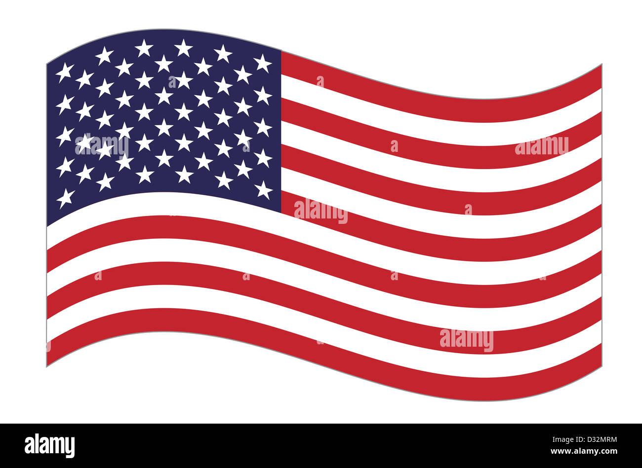 Bandiera degli Stati Uniti Foto Stock