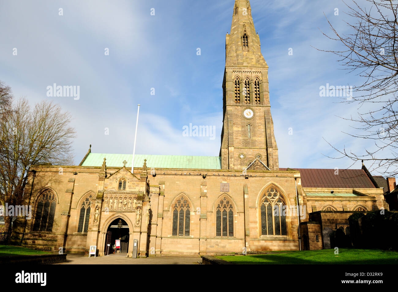 Leicester Cattedrale ,St Martin's. Foto Stock