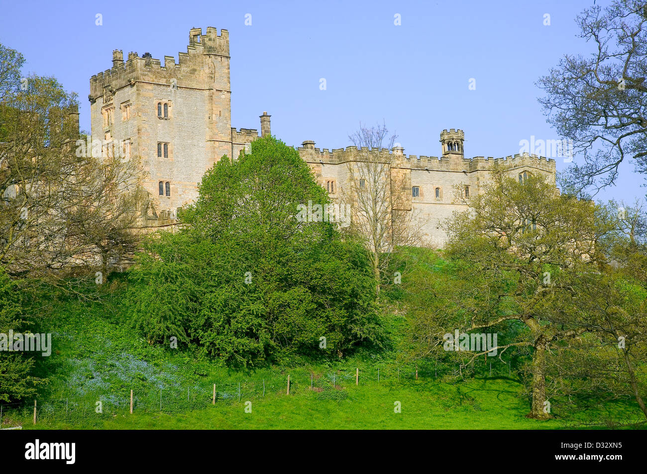 Che a Haddon Hall nel Derbyshire Peak District estate Foto Stock