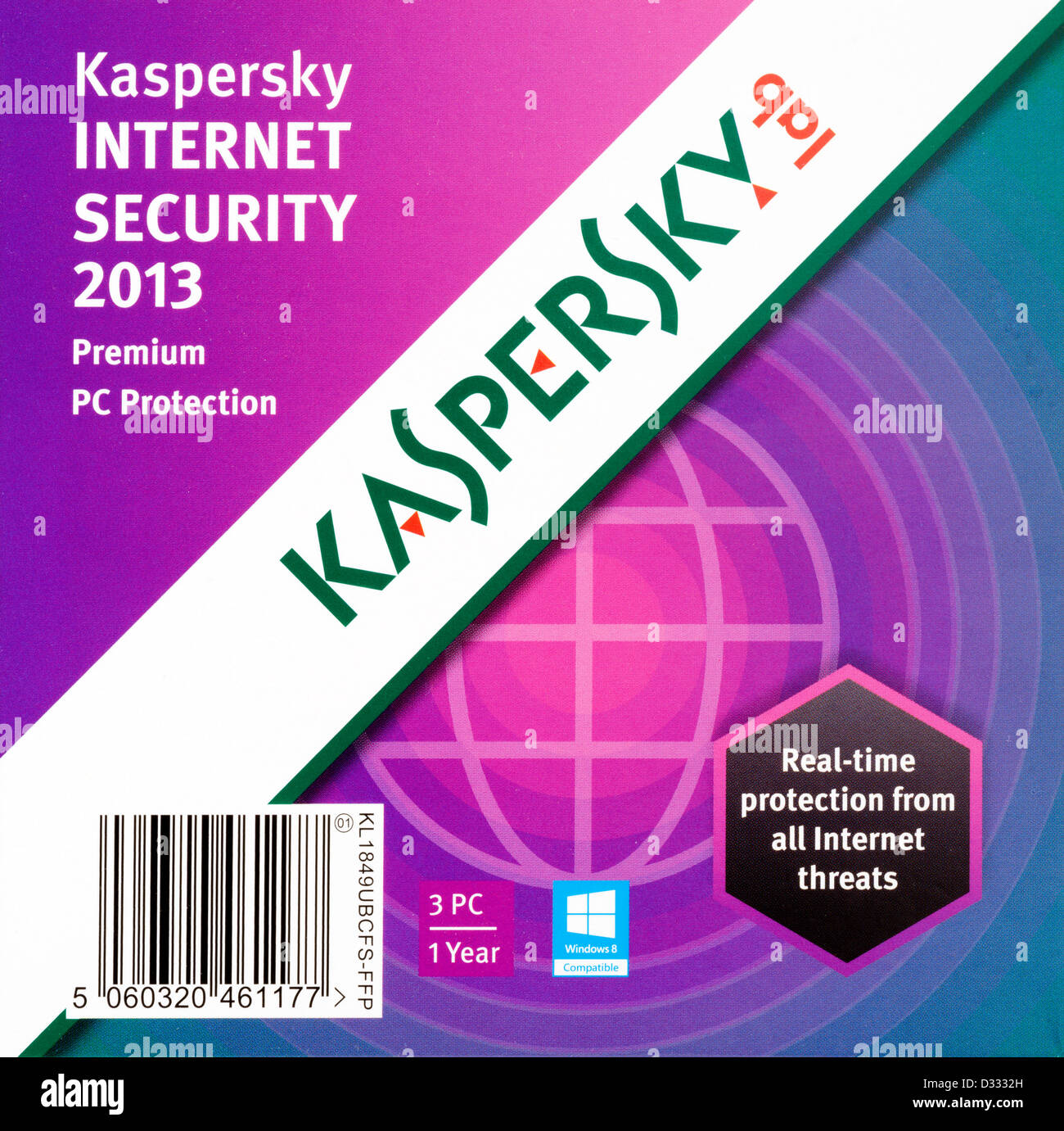 Kaspersky Internet Security 2013 software antivirus Foto Stock