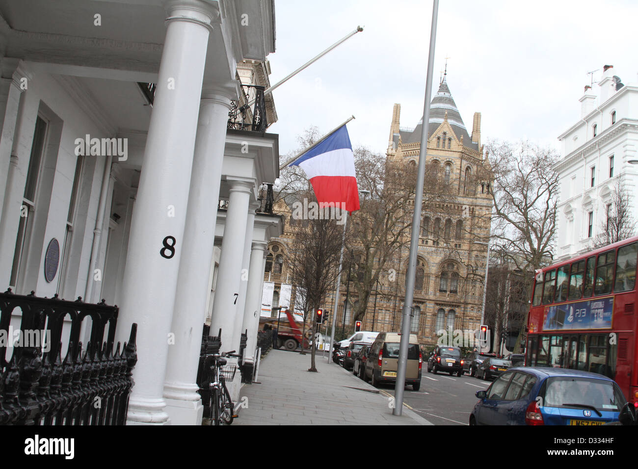Consolato francese generale nel Regno Unito, Londra, South Kensington Foto Stock