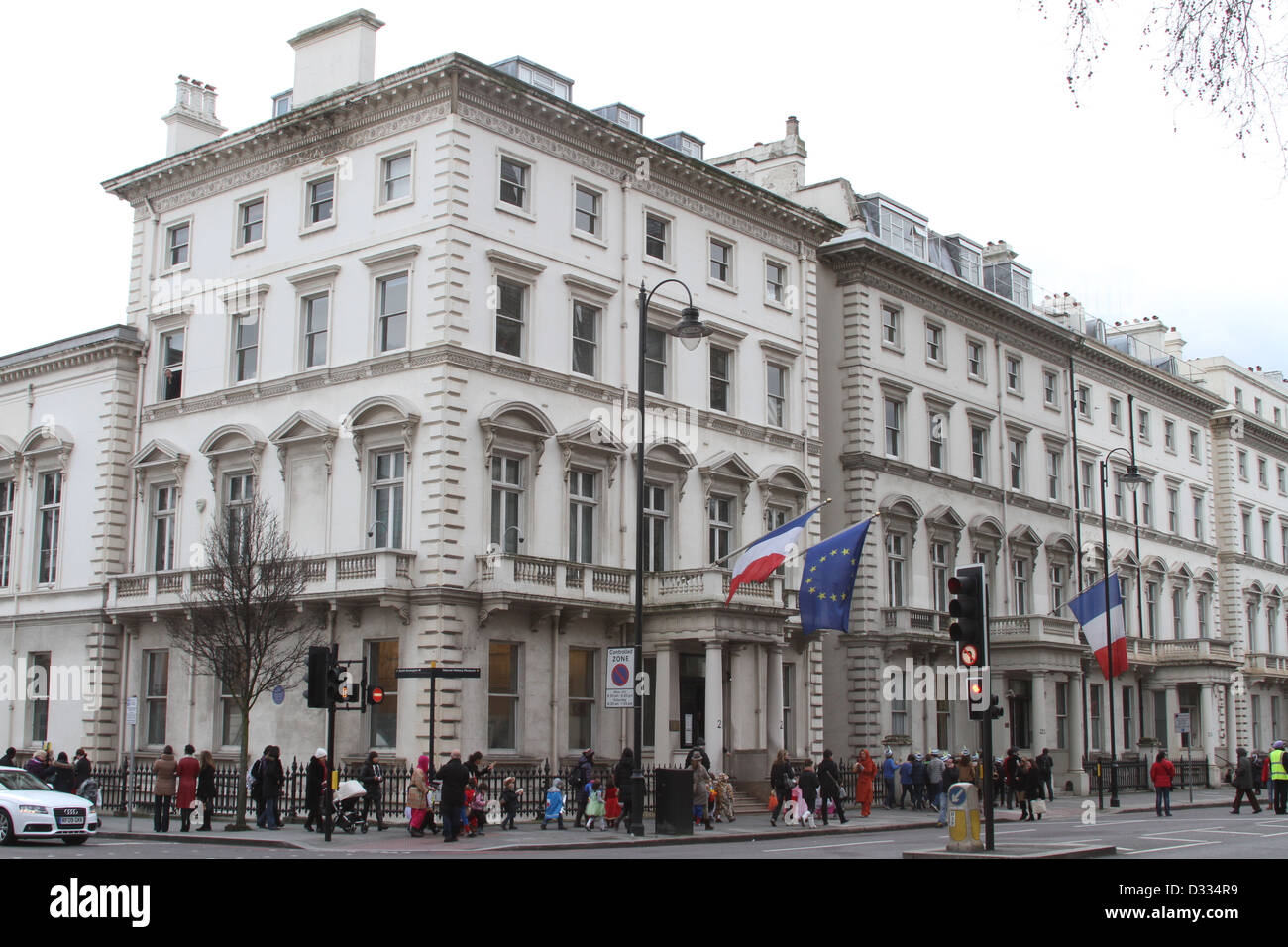 Consolato francese generale nel Regno Unito, Londra, South Kensington Foto Stock