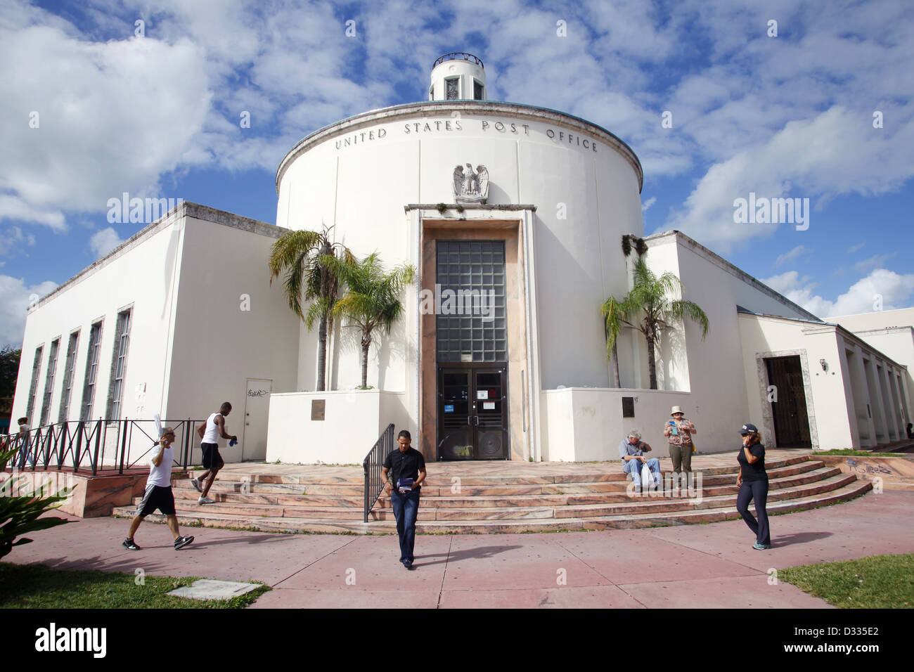Noi Post Office, 1300 Washington Avenue, South Beach, Miami, Florida, Stati Uniti d'America Foto Stock