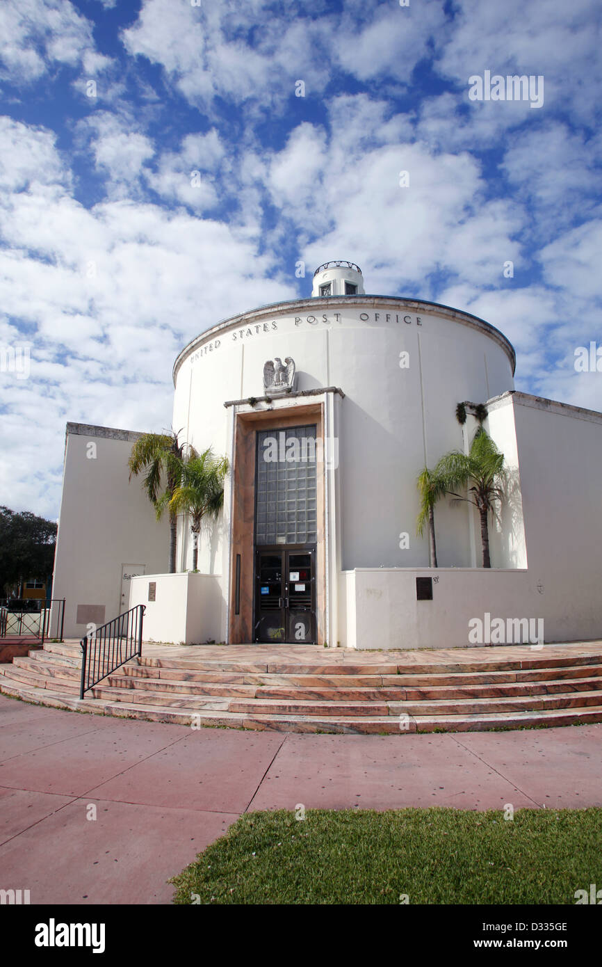 Noi Post Office, 1300 Washington Avenue, South Beach, Miami, Florida, Stati Uniti d'America Foto Stock