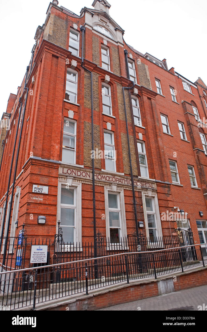 Il Royal Hospital di Londra per la medicina integrata precedentemente noto come il Royal London Homoeopathic Hospital. Foto Stock