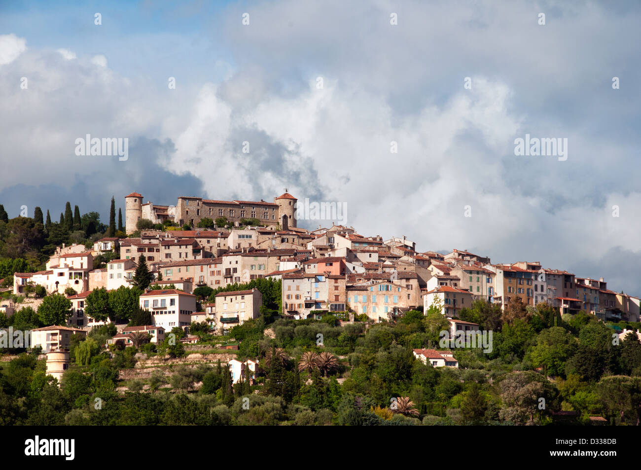 Tipico villaggio storico di Callian Var Provence Francia Foto Stock