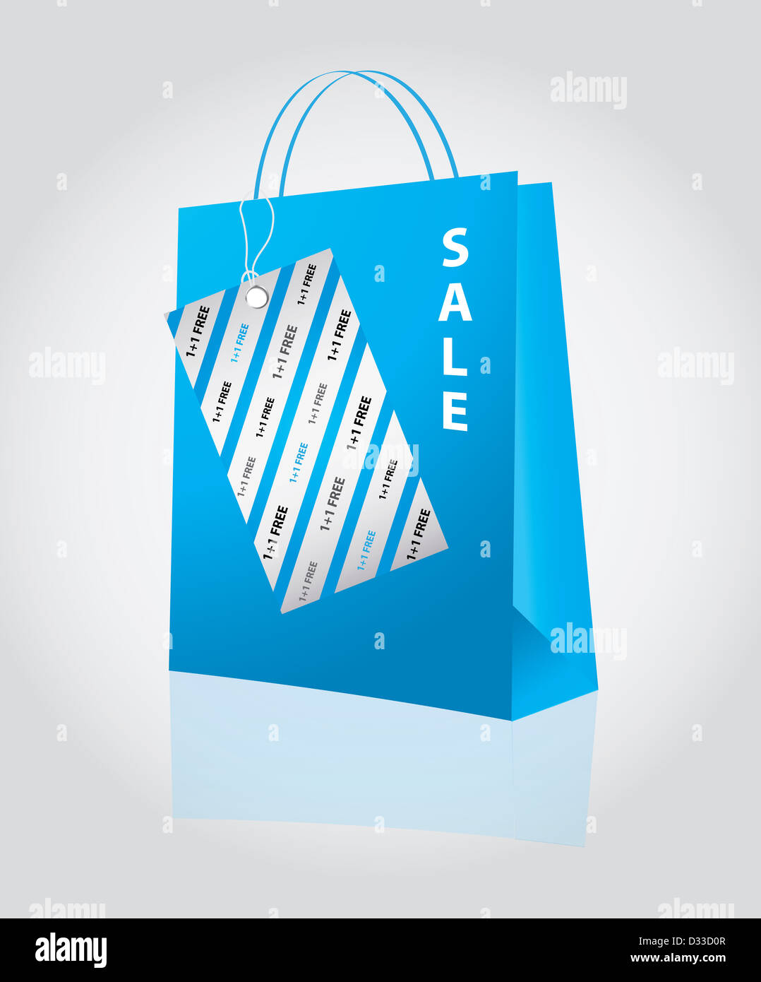 Offerte shopping bag Foto Stock