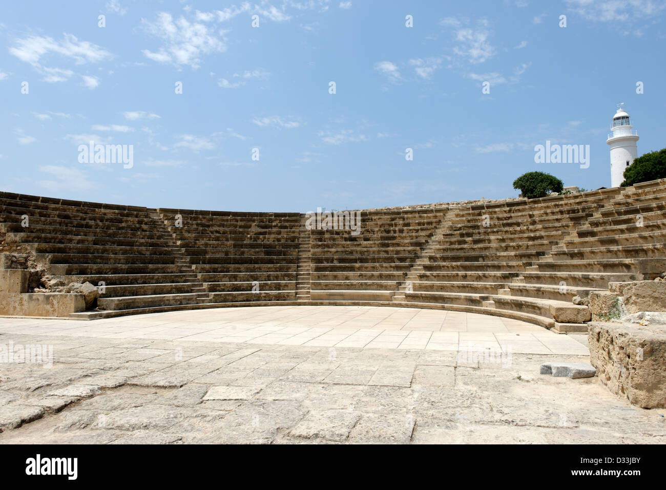 Questa immagine è stata catturata al vasto antico parco archeologico a Paphos (Kato Pafos), Cipro. Foto Stock
