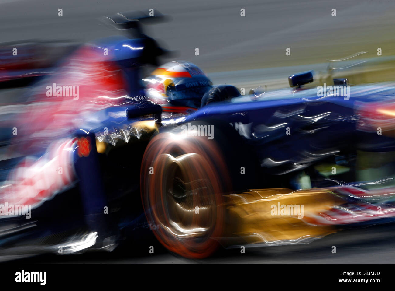 Motorsports: FIA Formula One World Championship 2013, F1 Test Jerez, Jean-Eric Vergne, (fra la Scuderia Toro Rosso), Foto Stock