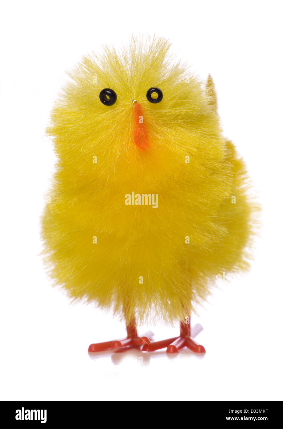 Unico pulcino di pasqua decorazione di esclusione di studio Foto Stock