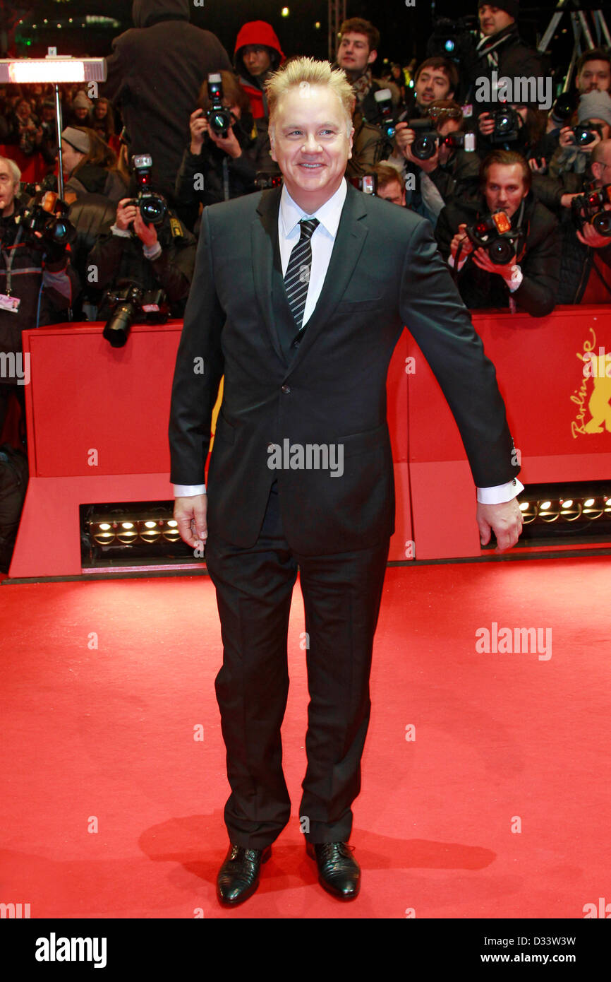 Berlino, Germania. 7 febbraio 2013. Tim Robbins frequentando il 'Il Grandmaster' premiere al 63° Festival Internazionale del Cinema di Berlino / Berlinale. Febbraio 07, 2013 *** Caption locale *** ACE. Credito: dpa picture alliance / Alamy Live News Foto Stock