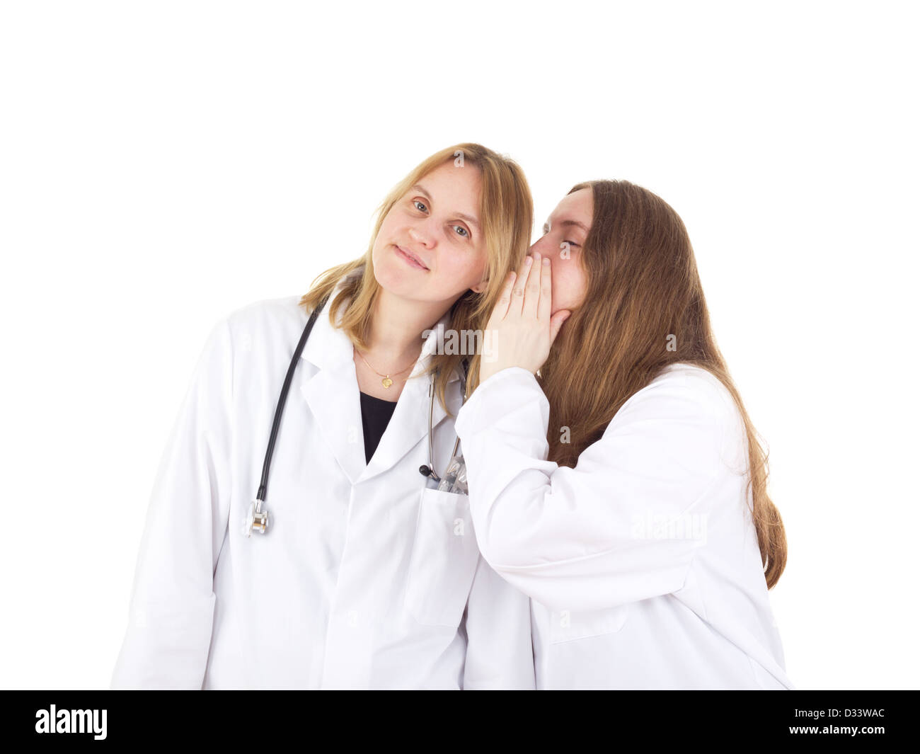 Due femmina medici Foto Stock