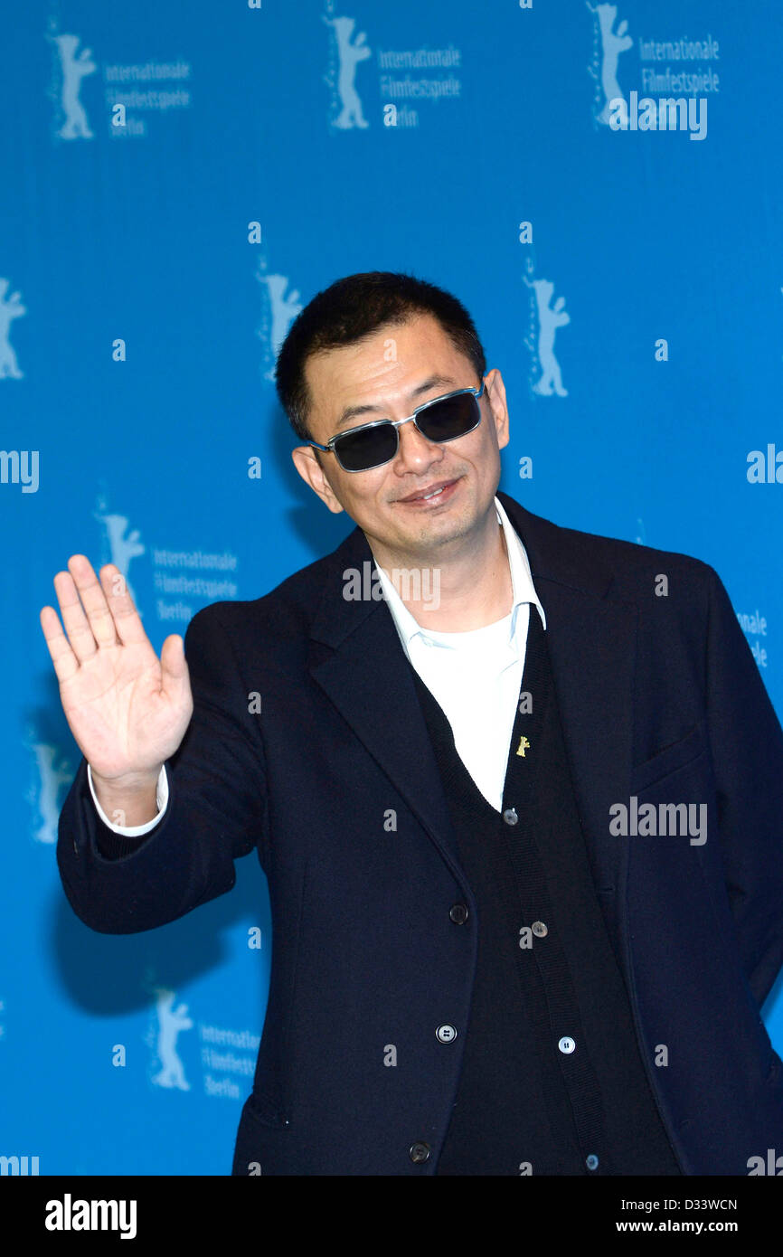 Berlino, Germania. 7 febbraio 2013. Regista Wong Kar Wai durante il "Gran Maestro / Vi dai zong shi' photocall alla 63° Festival Internazionale del Cinema di Berlino / Berlinale. Febbraio 07, 2013 *** Caption locale *** ACE. Credito: dpa picture alliance / Alamy Live News Foto Stock