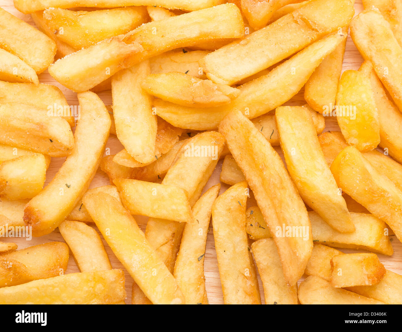 Immagine di sfondo di patatine fritte Foto Stock