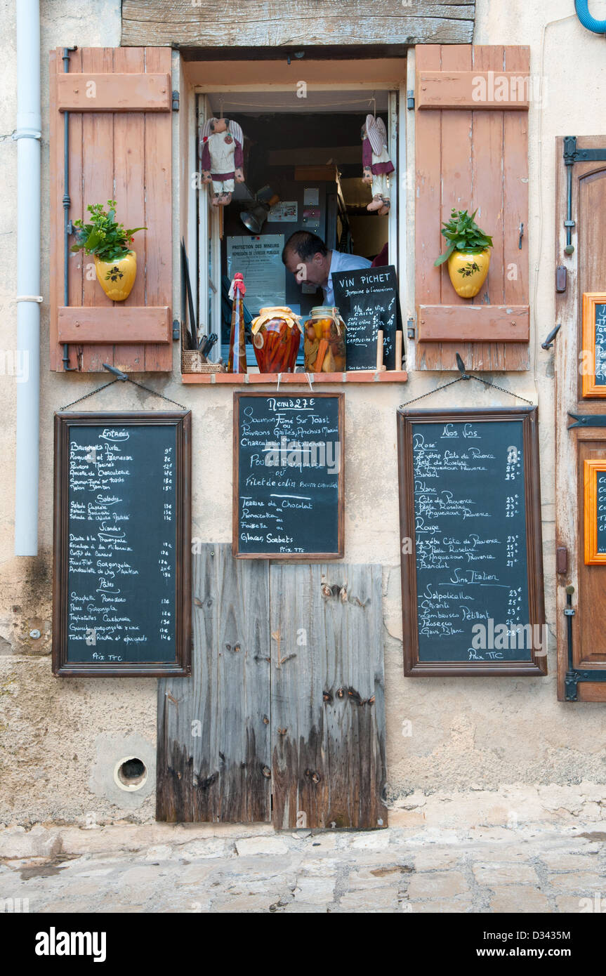 Tipico villaggio storico di Callian Var Provence Francia Foto Stock