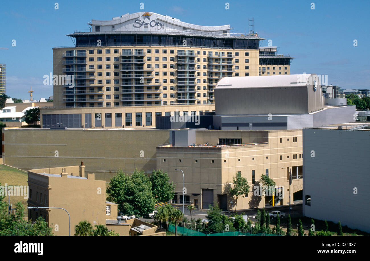 Sydney NSW Australia Pyrmont Star City Casino Foto Stock