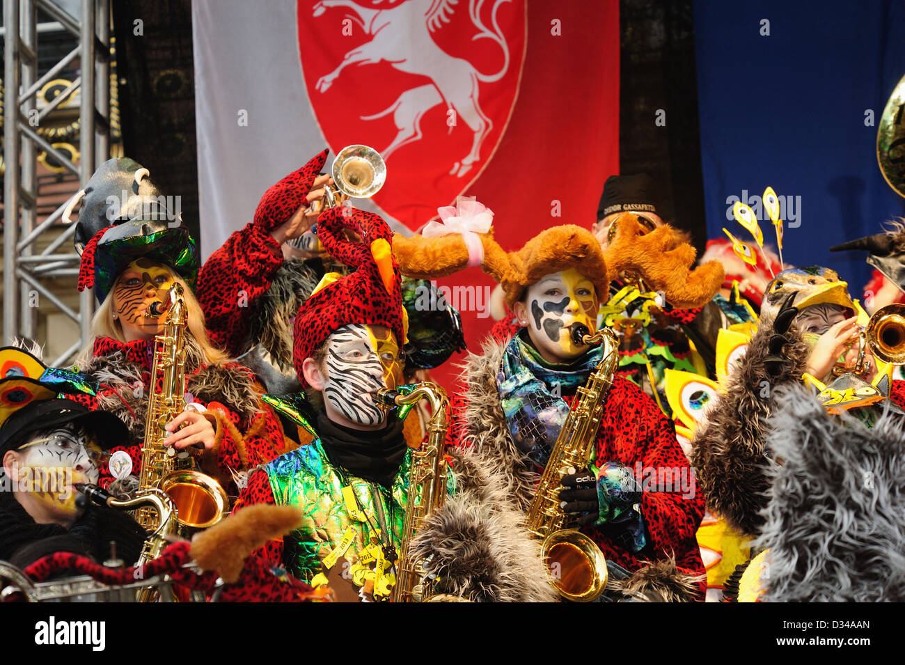 Gmendr Gassafetza - Schwaebisch Gmuend, Deutschland Foto Stock