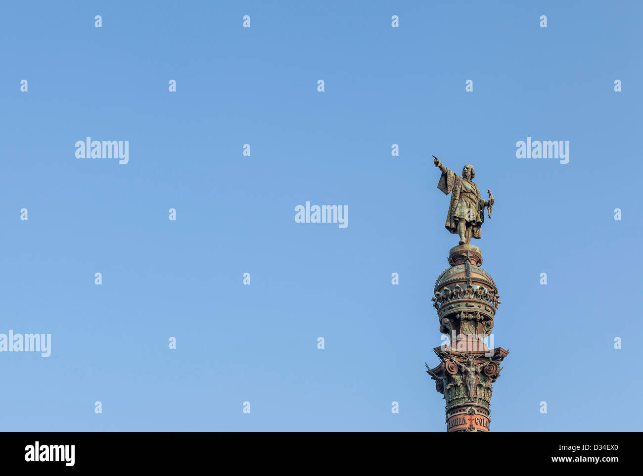 monumento di cristoforo colombo barcellona