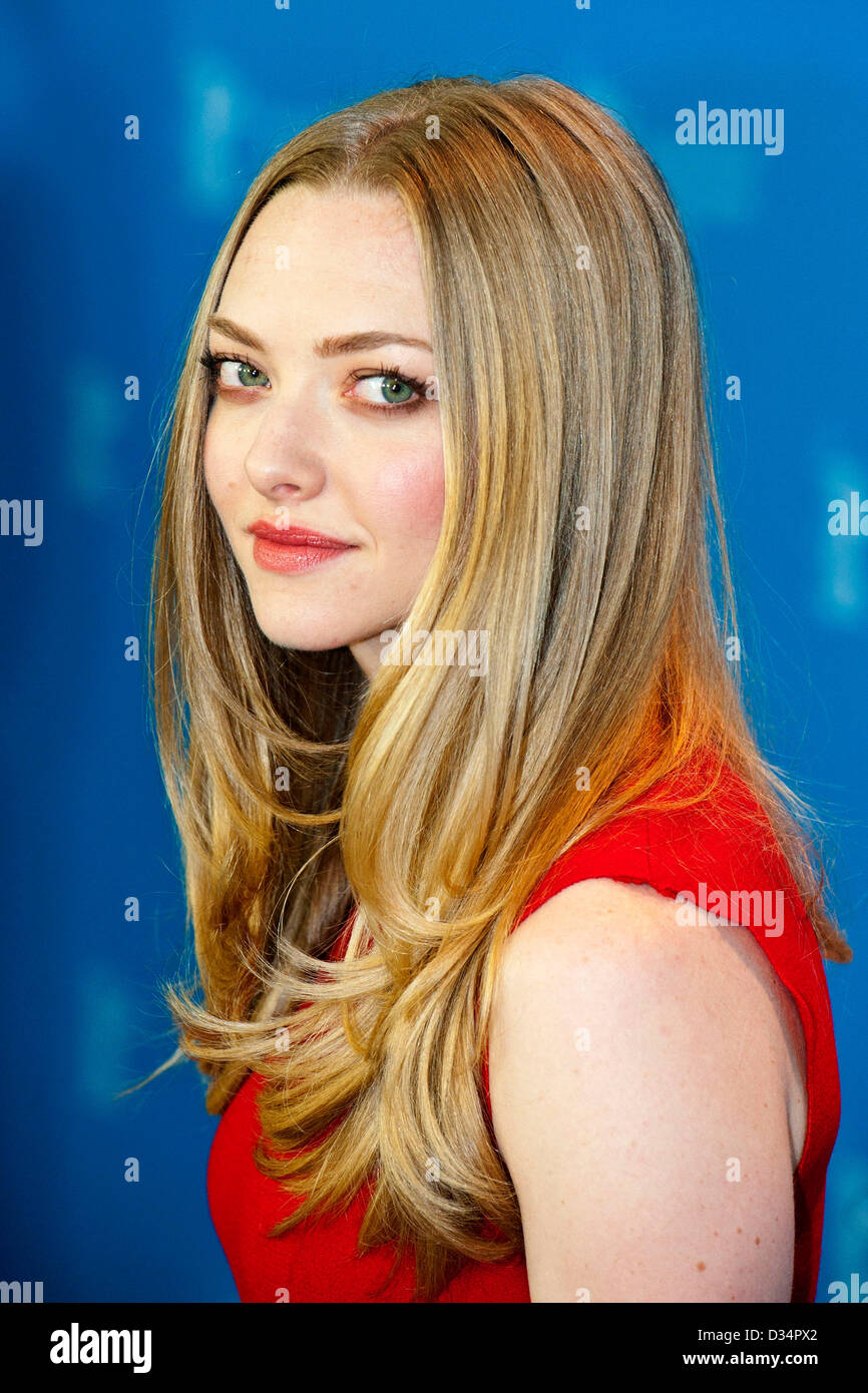 Berlino, Germania. 9 febbraio 2013. Amanda Seyfried durante il 'Lovelace' photocall alla 63° Festival Internazionale del Cinema di Berlino / Berlinale. Febbraio 09, 2013 Credit: dpa picture alliance / Alamy Live News Foto Stock