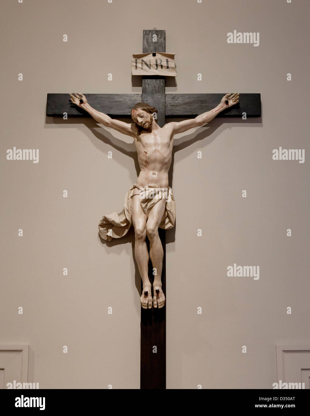 Cristo crocifisso di Franz Ignaz Gunther - circa 1765 - USA Foto Stock