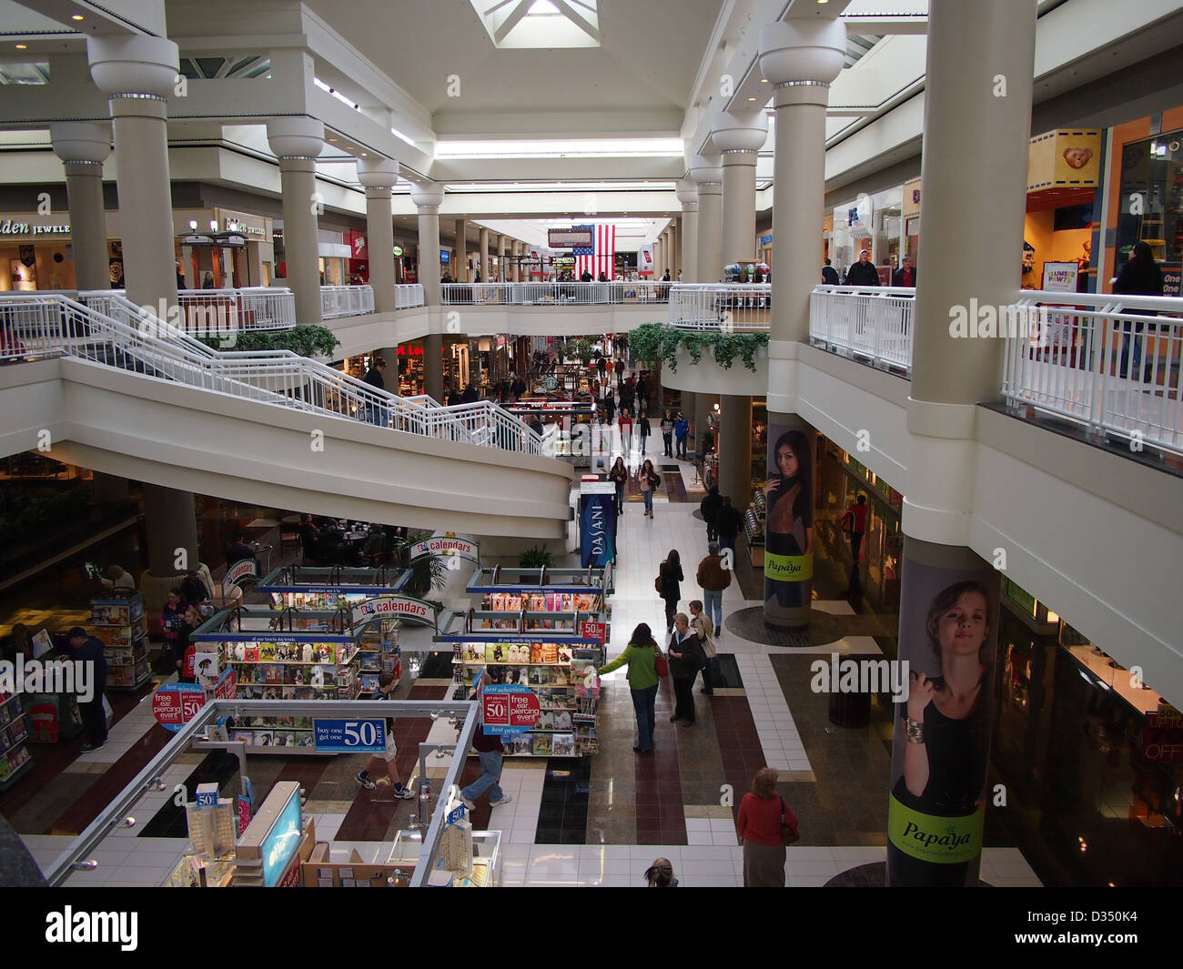 Piscina centro commerciale Walden Galleria, Buffalo, New York). Foto Stock