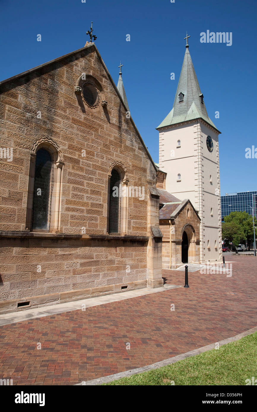 Il sito su cui la Cattedrale di San Giovanni è il continuo più antico luogo di culto in Australia. Foto Stock