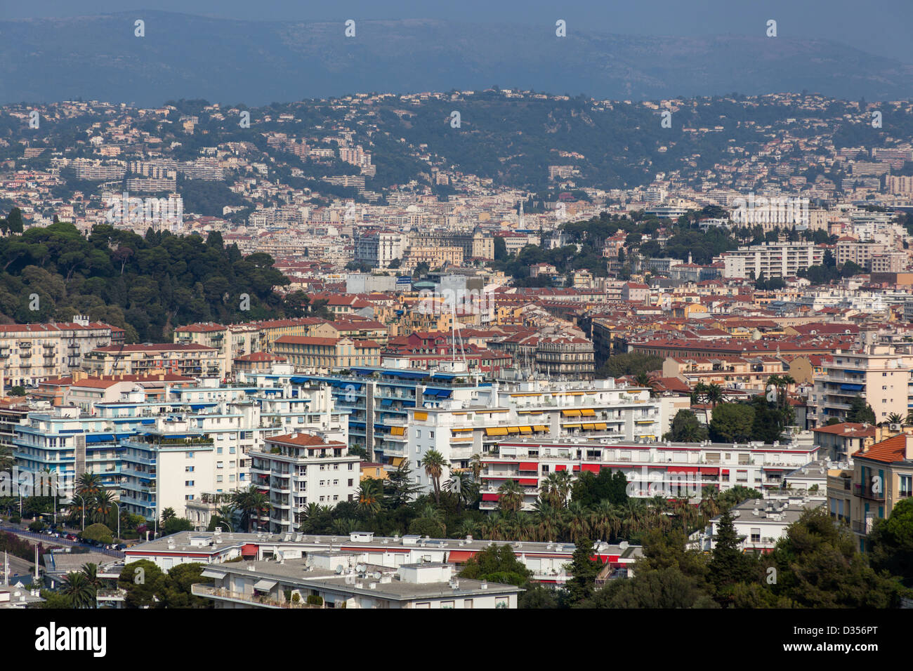 Nizza - città del Mediterraneo nel Sud della Francia Foto Stock