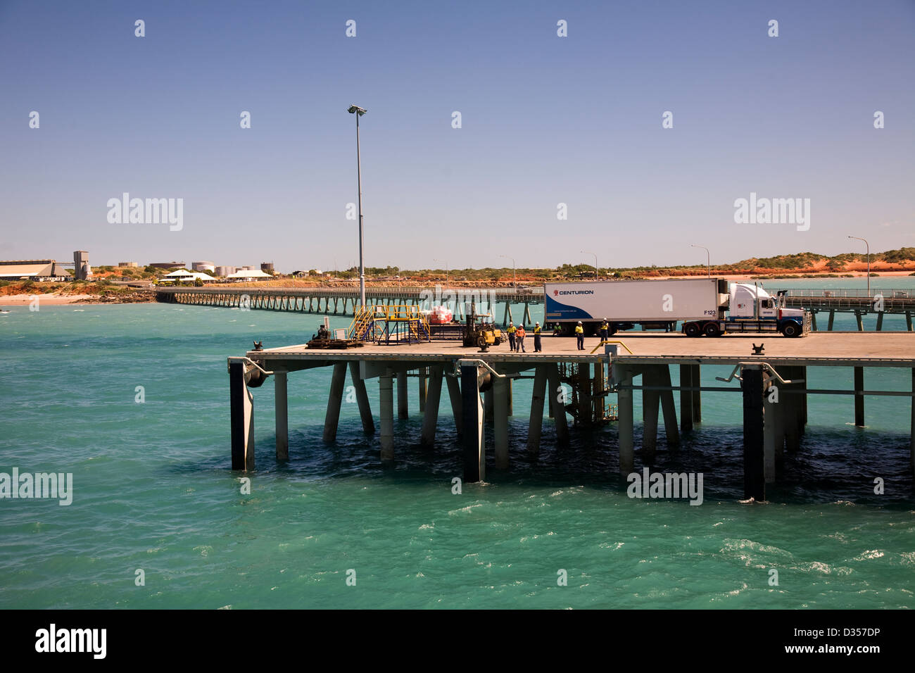 Deep Water Port, Broome, Australia occidentale Foto Stock
