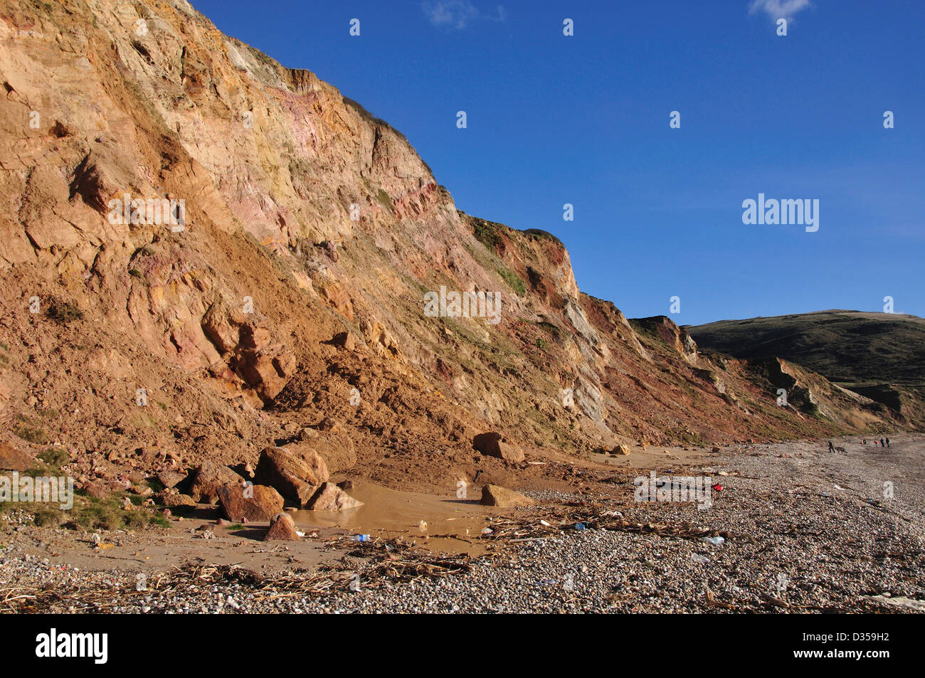 Una vista della Jurassic Coast a Worbarrow Bay Dorset Foto Stock