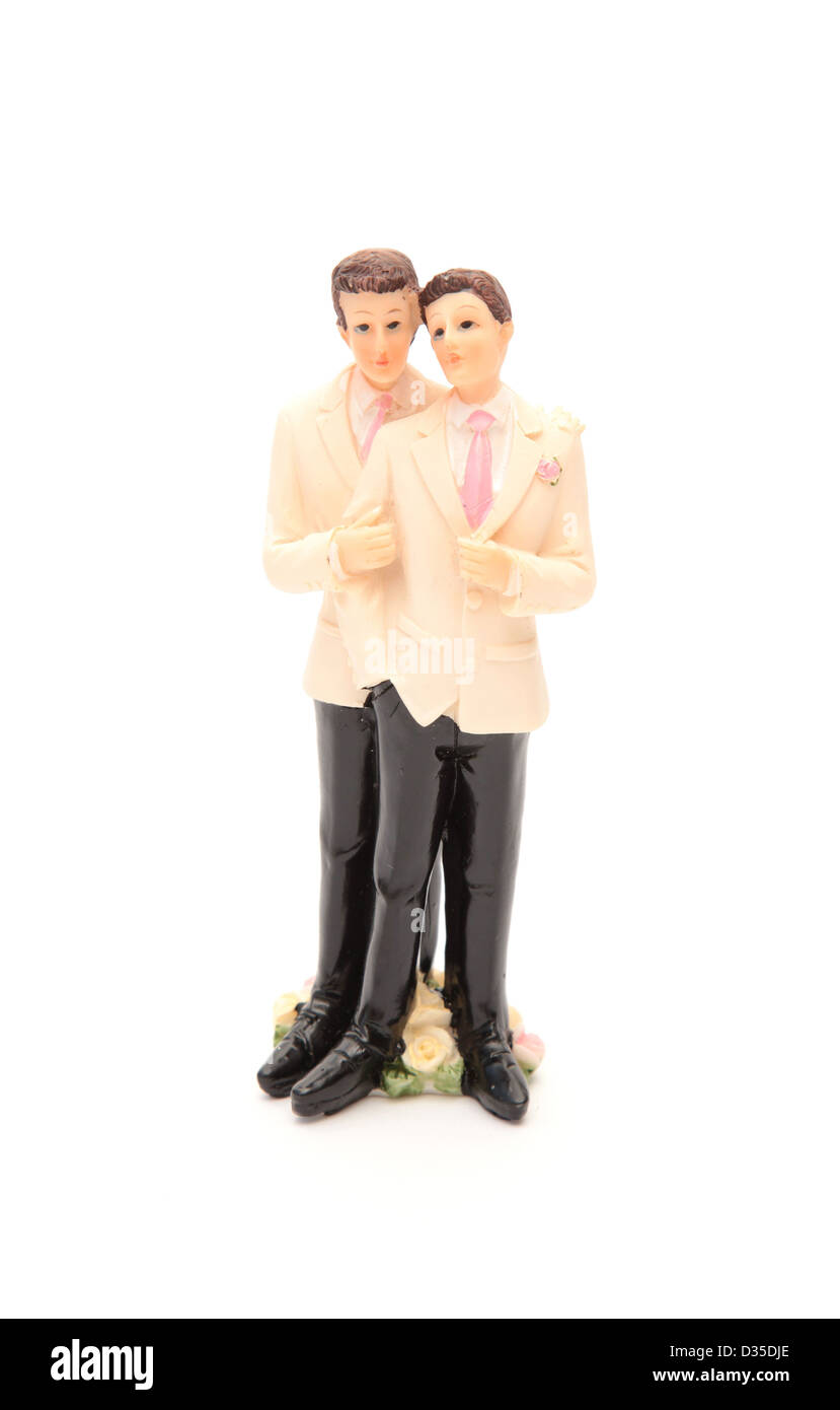 Una coppia omosessuale Foto Stock