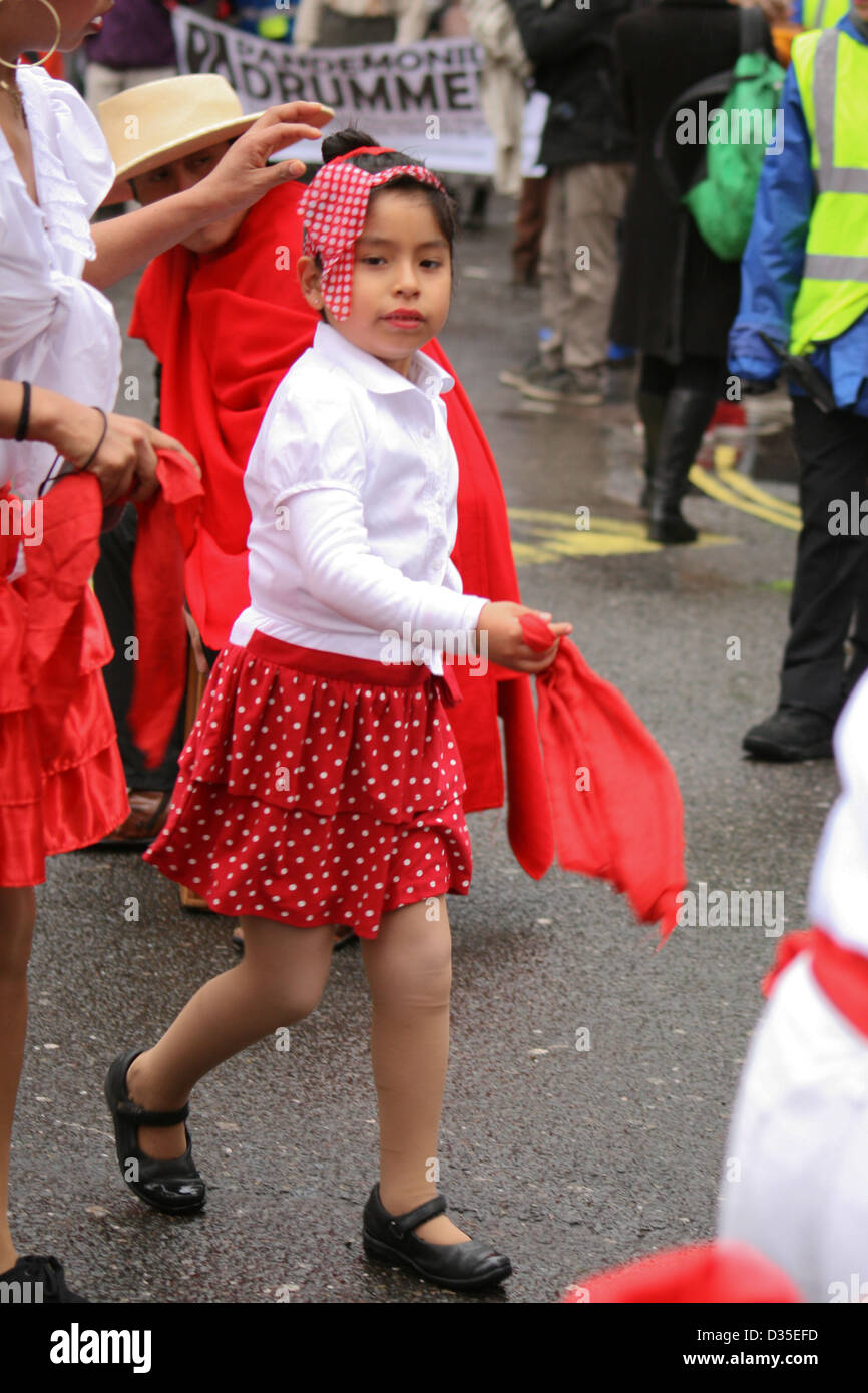 Anno Nuovo Cinese parade di Londra Foto Stock