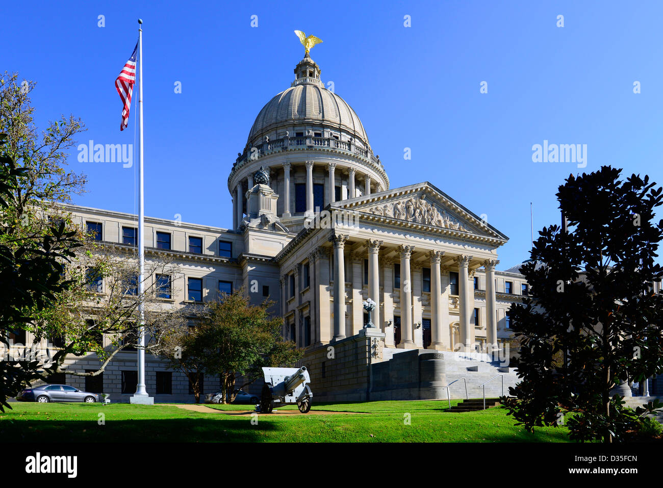 Capitale dello stato del Mississippi Jackson MS US Foto Stock