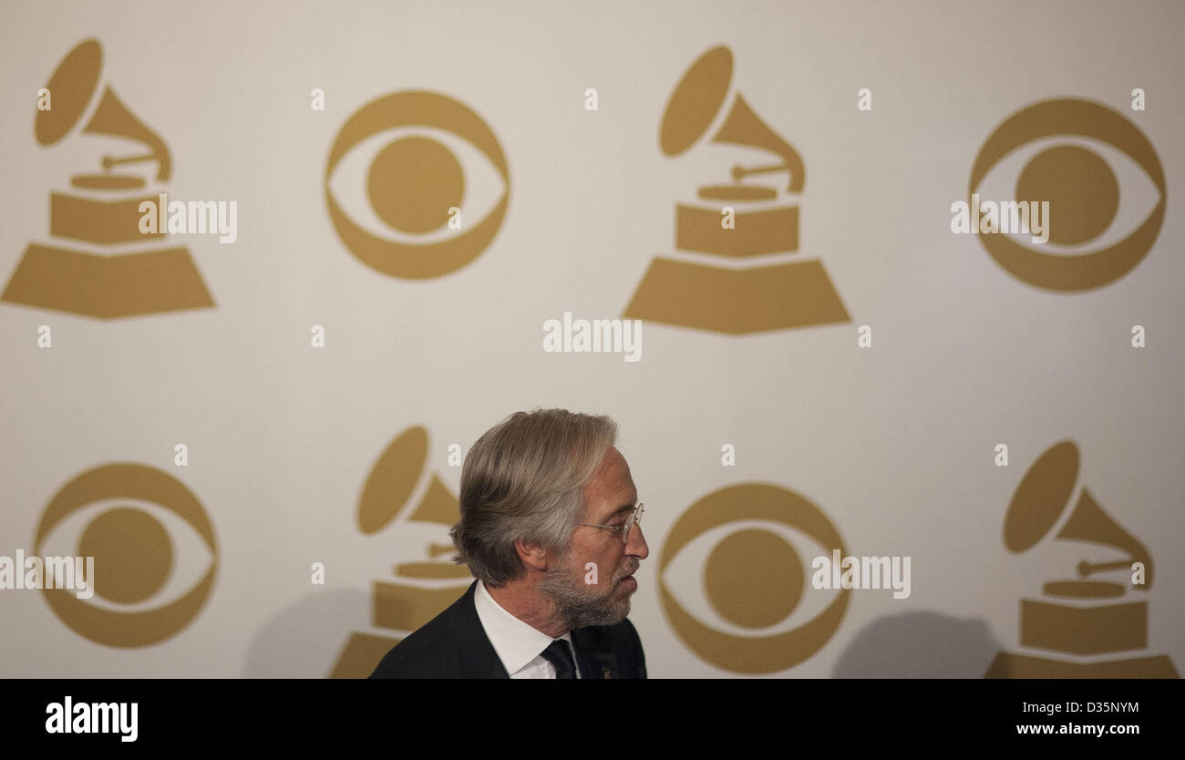 Febbraio 10, 2013 - Los Angeles, California, Stati Uniti d'America - Neil R. Portnow, presidente della National Academy of Recording Arts and Sciences presso la 55th Annual Grammy Awards press room a Staples Center a Los Angeles, la California il Domenica 10 Febbraio, 2013. (Credito Immagine: © Armando Arorizo/Prensa Internacional/ZUMAPRESS.com) Foto Stock