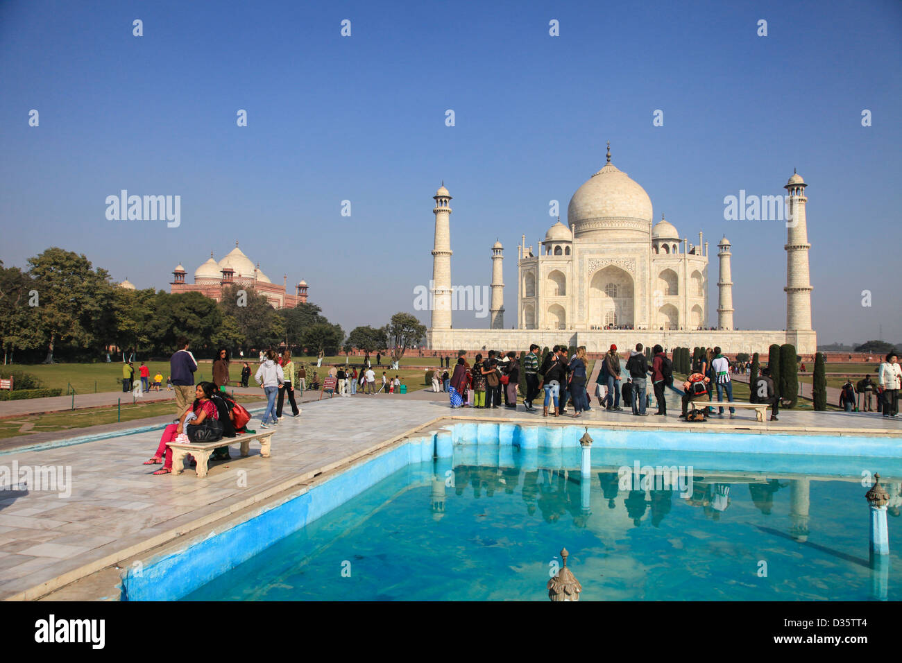 Taj Mahal, India Foto Stock
