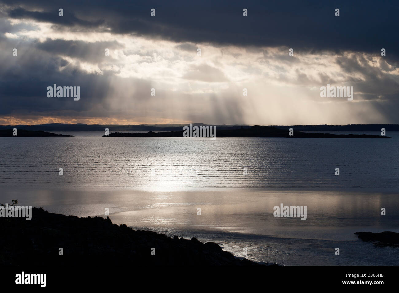 Carrick Shore, Dumfries and Galloway, Scozia Foto Stock