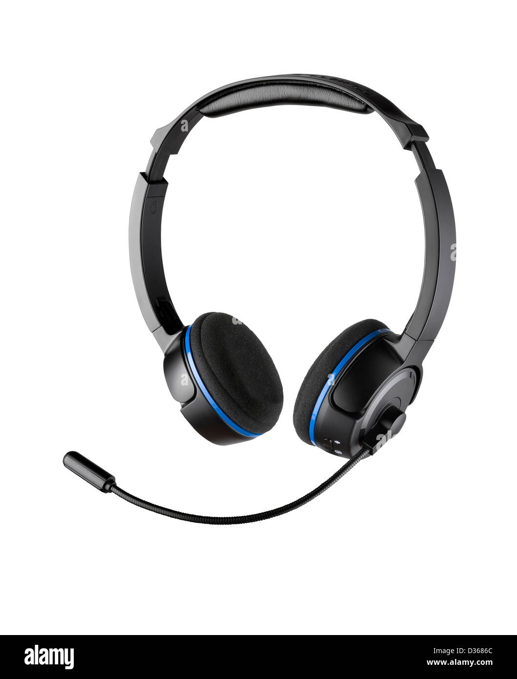 Una coppia di snellire le cuffie per giochi Foto Stock