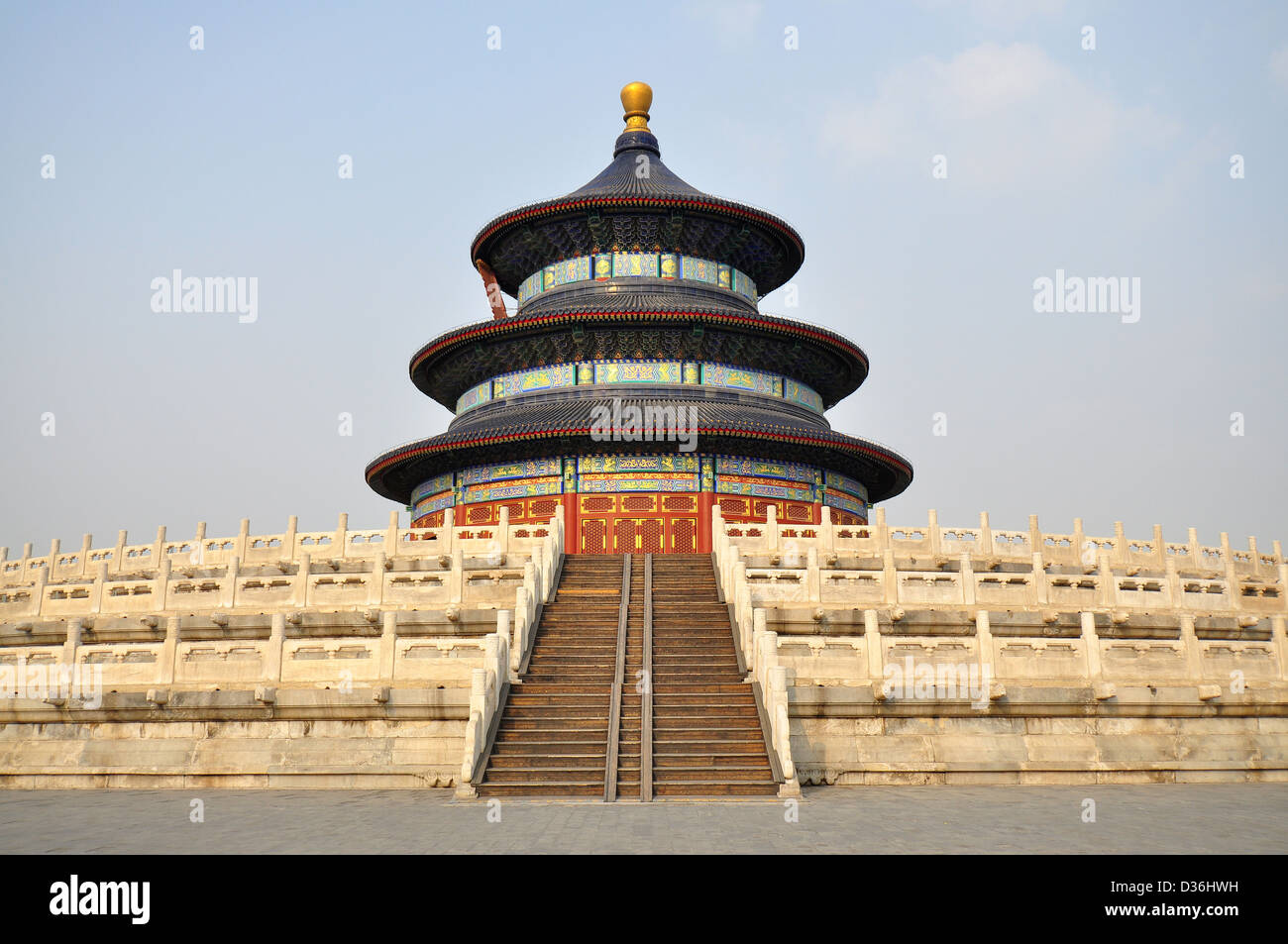 La sala di preghiera per i buoni raccolti e il Tempio del Paradiso - Pechino, Cina Foto Stock
