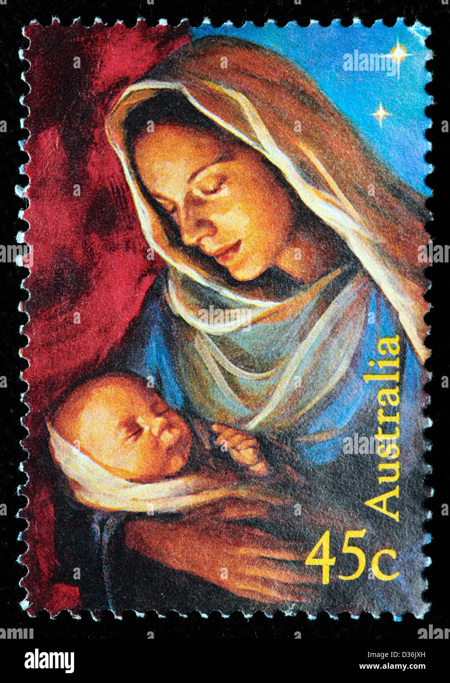Natale, francobollo, Australia, 2006 Foto Stock