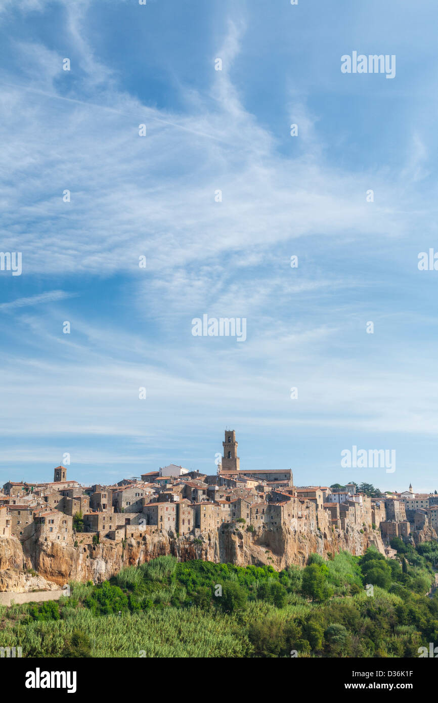 La città antica di Pitigliano, Provincia di Grosseto, Toscana, Italia. Foto Stock