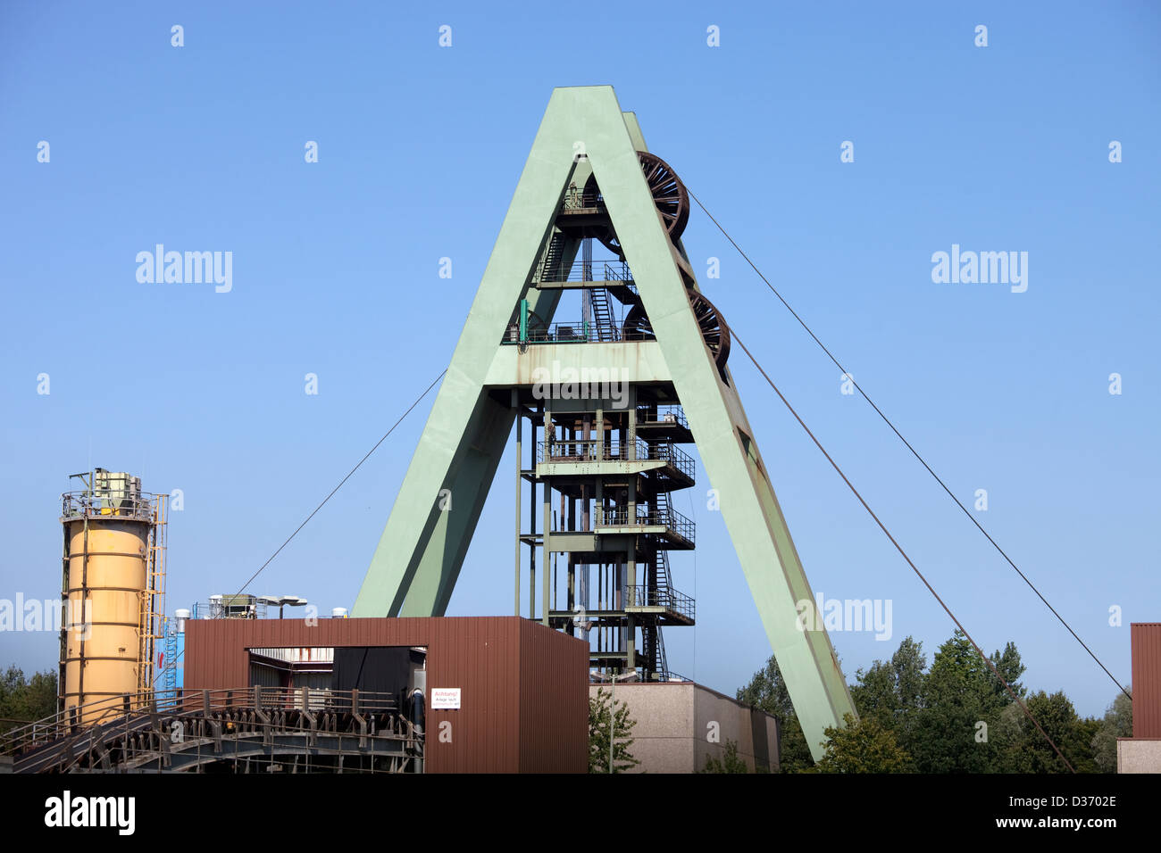 Marl, Germania, Auguste Victoria Mina miniera AV 8 Foto Stock