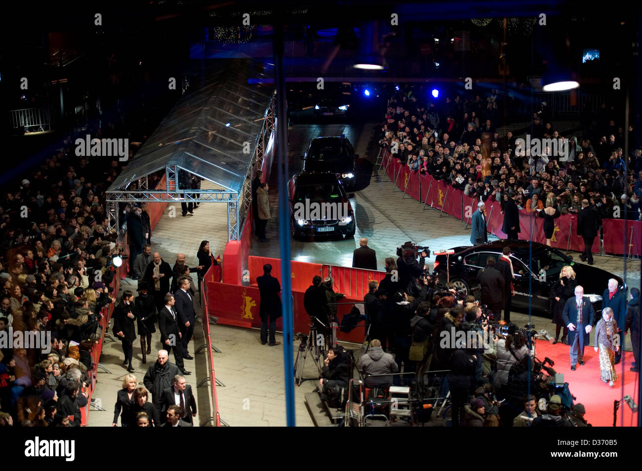 Berlino, Germania, tappeto rosso davanti alla Berlinale Palast Foto Stock