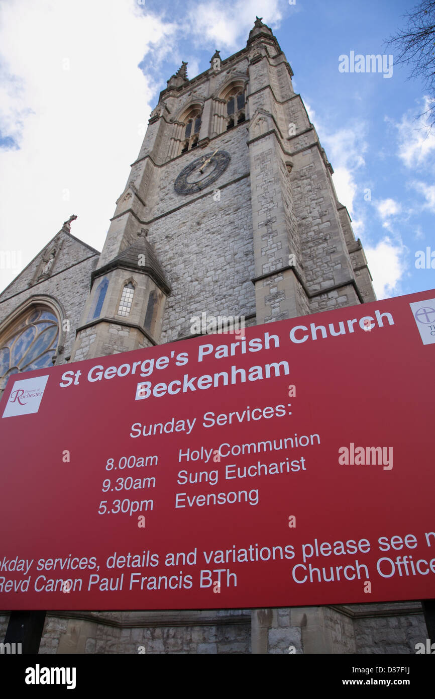 Beckenham High Street nel Kent REGNO UNITO Foto Stock