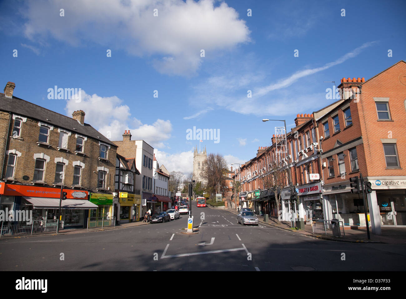 Beckenham High Street nel Kent REGNO UNITO Foto Stock